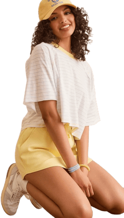As Revival Reset Striped Boxy Tee