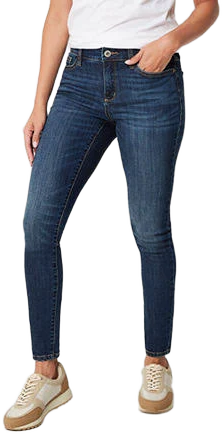 St. John's Bay Women's Mid Rise Secretly Slender Skinny Fit Jeans