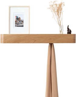 Kazai. Wall-Mounted Coat Rack 'Toke' Modern Design Coat Rack with Hidden Wall Hooks