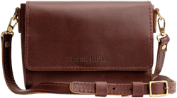 Portland Leather Goods Metro Crossbody Bag for Women – Handmade from the Finest Full-Grain Hides