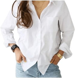 Women's Long Cotton Blouse