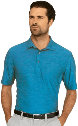 Greg Norman Play Dry Heather Polo
