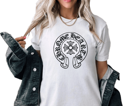 Gothic Chrome Hearts Graphic T-Shirt