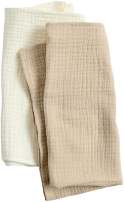 TWO-PACK OF BASIC MUSLIN SWADDLES