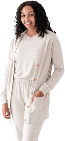 Kyte Baby Bamboo Jersey Cardigan
