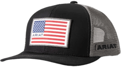 Ariat Men's American Flag Patch Cap