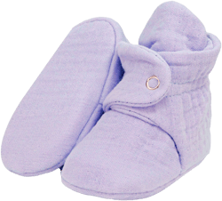 Muslin Stay On Baby Booties