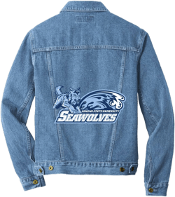 Artistshot Sonoma State Seawolves Men's Denim Jacket
