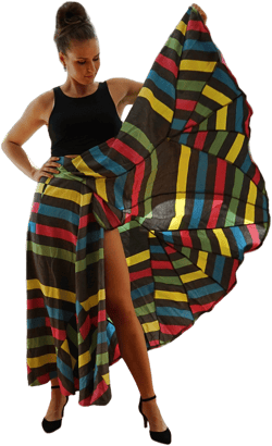 Coolawoola Floor Length Organic Cotton Wrap Skirt