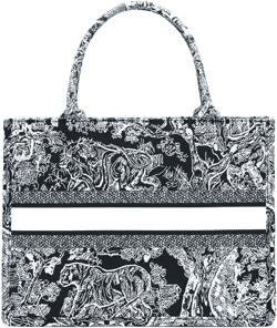 Retro Jacquard Cotton Linen Tote Bag