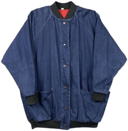 Cherokee Women's Button Up Chore Pockets Bomber Jacket
