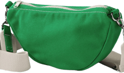 Lands' End Women's Canvas Crescent Crossbody Bag
