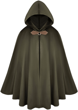 Renaissance Velvet Cloak with Hood