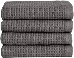 Cozy Earth Waffle Washcloths, Set of 4