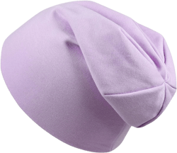 Miyaomn Unisex Baby Hats for Kids Cotton Slouchy Skull Caps Winter Warm Soft Cute Knitted Cap Baby Toddler Beanie 6-60 Months One Size Light Purple