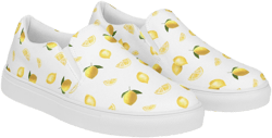 Women's Fruit-Inspired Canvas Slip-On Sneakers