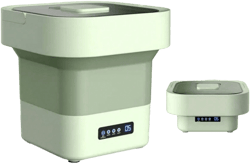 Portable 10L Washing Machine, 1 Piece Large Capacity Mini Washing Machine, Foldable Washing Machine For Underwear, Clothes, Small Items, Towels, Suitable For Apartments, Dormitories, Camping, Travel