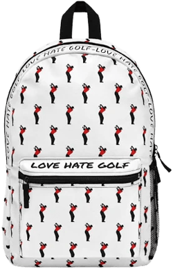 Tiger Woods Golf Swing Pattern Backpack