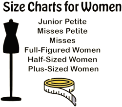 Size Charts for Women