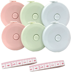 6 Packs Retractable Tape Measure