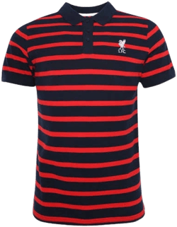 Liverpool FC Men's Stripe Polo