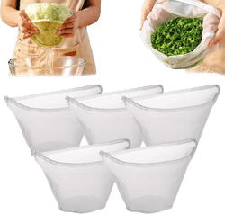 2025 New Soy Milk Bag, Organic Cotton Cheese Cloth, Organic Unbleached Cotton Cheesecloth or Food Strainer, Nut Milk Bag Reusable, Cheese Cloth Bag for Straining, Fine Mesh Cheese Cloth Making (S)