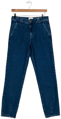 Sézane High-Rise Straight Leg Jeans
