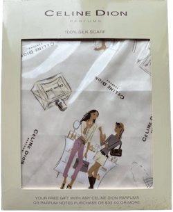 Celine Dion 100% Silk Scarf
