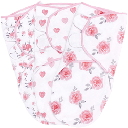 Mama Cheetah Baby Swaddle Blanket, Organic Cotton Swaddle Wrap Sleep Sack for Newborn, Infant, Boy, Girl 0-3 Months