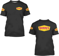 Denny's 3D Restaurant Logo T-Shirt
