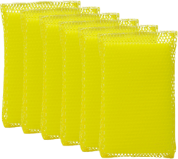 Nanoskin Ultra-Efficient Vehicle Bug Cleaning Sponges, 6-Pack - Durable, Soft, Multi-Surface Compatible | Heavy-Duty Mesh, Ideal for Car and Truck Detailing, Eco-Friendly | Proudly Made in USA