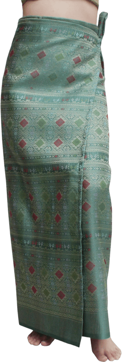 Traditional Thai Silk Wrap Skirt