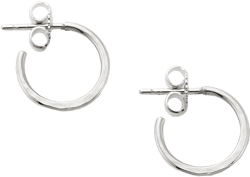 James Avery 14K Gold Hammered Hoop Earrings