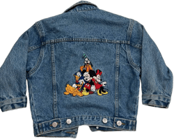 Disney Vintage Embroidered Denim Jean Jacket