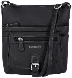 Multi Sac Mid Flare Crossbody Bag Black
