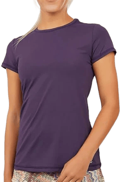 Sofibella Women's UV Colors Short Sleeve Top
