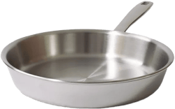 Alva Maestro 11" 5-Ply Stainless Steel Frying Pan Skillet, Non-Toxic PFAS, PFOA & PTFE Free, Compatible with All Cooktops & Induction Safe, Oven Safe Pan for Searing & Sauteing, Long Lasting Cookware