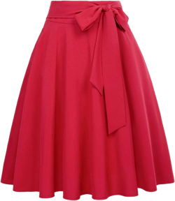 Belle Poque Women's High Waist A-Line Skirt with Pockets