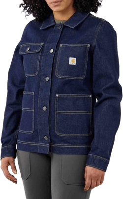 Carhartt Women's Relaxed Fit Denim Chore Coat