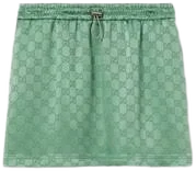 Gucci Women's GG Monogram Mini Skirt