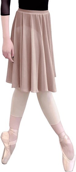 Tacherlia Women's Big Hem Elastic Waistband Ballet Skirt