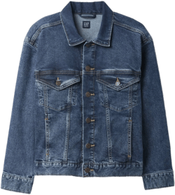 Gap Boys Relaxed Sweatshirt Icon Denim Jacket