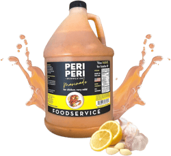 DiChickO's Peri Peri Sauce - Keto Friendly Marinade Sauce Gallon - Peri Peri Style Medium Heat African Seasoning Sauce for Chicken, Beef and SeaFood - Made in USA