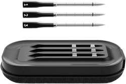 Chefman Smart Wireless Meat Thermometer, Unlimited Range - 3 Probe with Hub