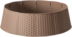 Gardenised Large Rattan Collar Tree Skirt