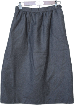Ladies Wool Pleated Waist Skirt