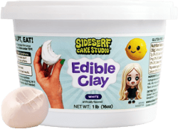 Sideserf Cake Studio™ EDIBLE CLAY Modeling Chocolate for Cake Decorations and Hyperrealistic Edible Sculptures