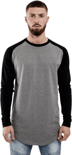 Longline Baseball T-Shirt