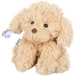 Warmable Golden Retriever Plush Toy, Microwavable Stuffed Animal Heating Pads for Period & Stress Relief, Lavender Dog Stuffed Animal for Anxiety, Bedtime, Puppy Plushie Gifts for Kid Women