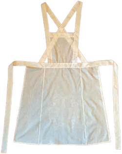 Handmade Ladies White Maid Nurse Full Apron